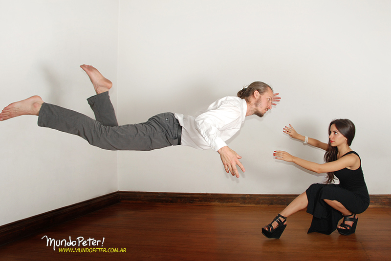 Levitando con Andrea y Pedro